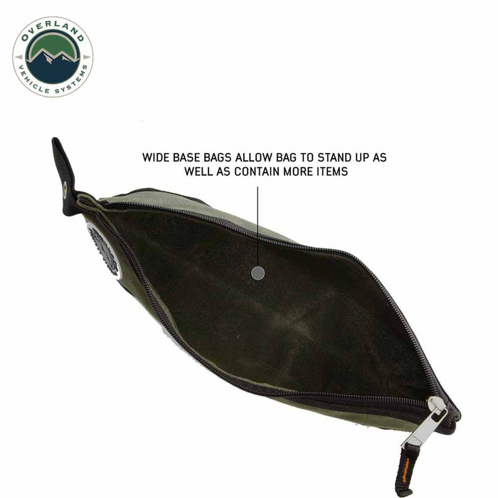Overland Vehicle Systems Small/Medium Size 3 Bag Set of Storage Bags #12 Waxed Canvas