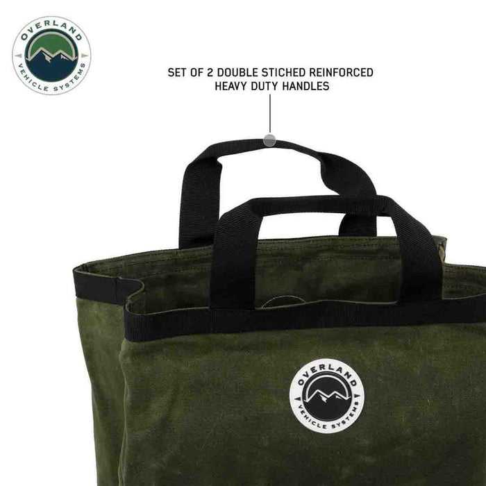 Overland Vehicle Systems Tote Bag #16 Waxed Canvas Storage