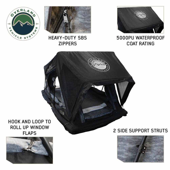 Overland Vehicle Systems XD Sherpa Hybrid Soft Shell Roof Top Tent