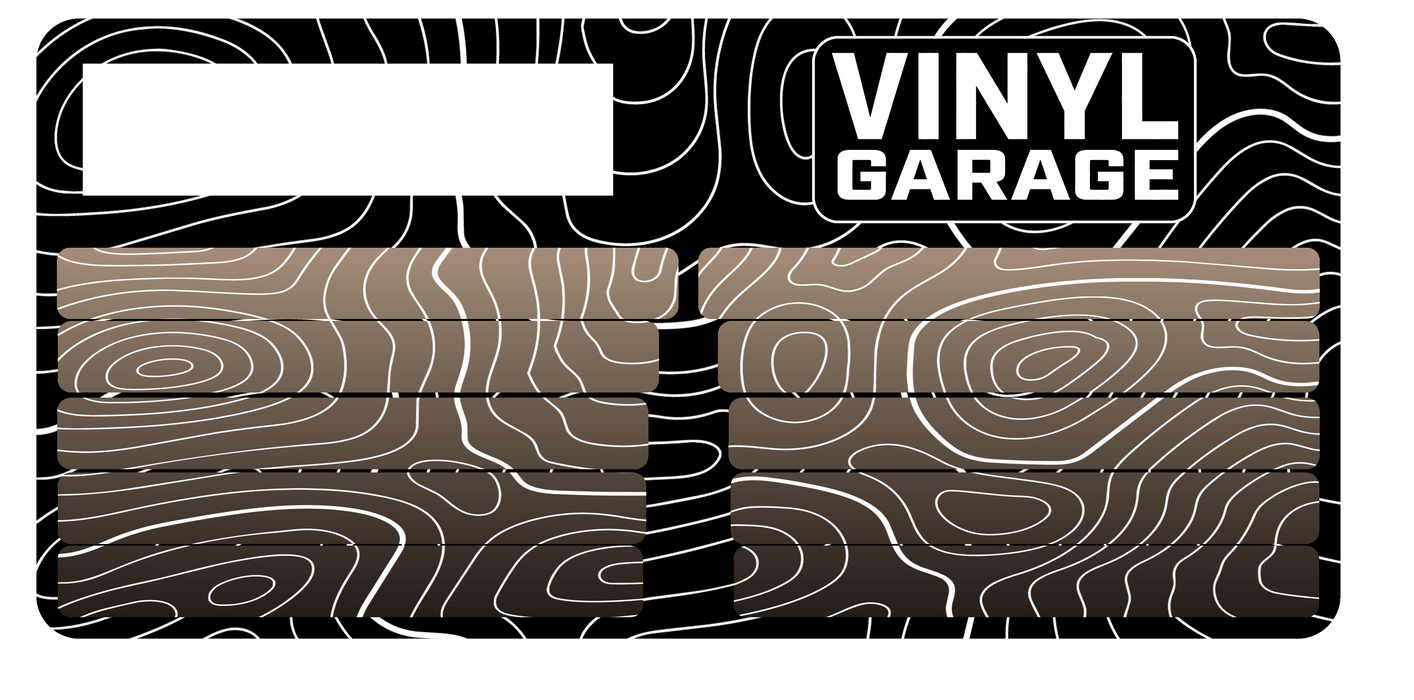 Vinyl Garage Fang Stripe Decal For Tundra (2022-Current)