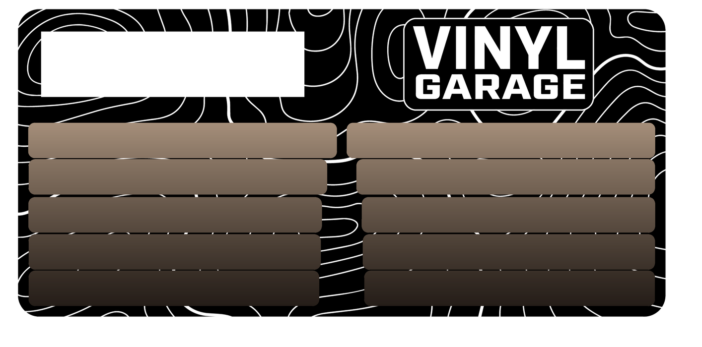 Vinyl Garage Fang Stripe Decal For Tundra (2022-Current)