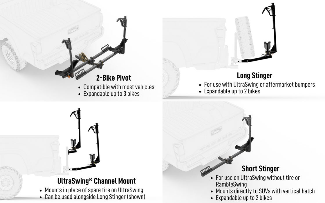 RIG'd RambleRack® Heavy Duty Hitch Bike Rack