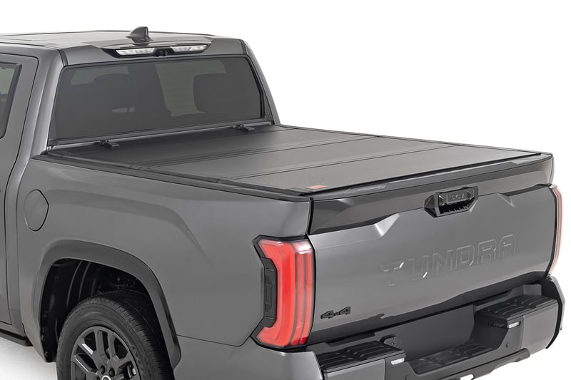 Rough Country Hard Trip-Fold Flip Up Bed Cover For Tundra (2022-2025)