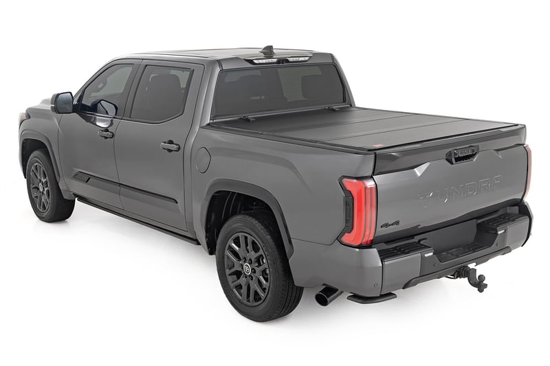 Rough Country Hard Trip-Fold Flip Up Bed Cover For Tundra (2022-2025)