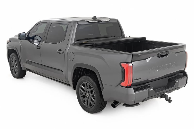 Rough Country Hard Trip-Fold Flip Up Bed Cover For Tundra (2022-2025)
