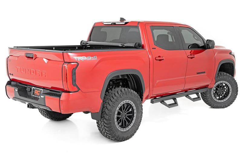 Rough Country SRX2 ADJ Aluminum Steps For Tundra (2022-Current)