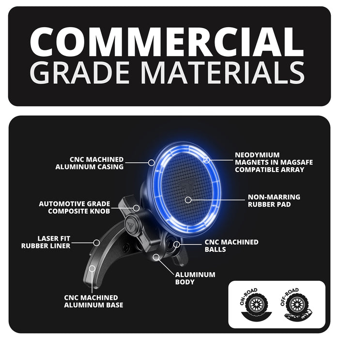 Tackform LINK™ Vent Mount Bracket With MagSafe Phone Holder for Tundra (2014-2021)