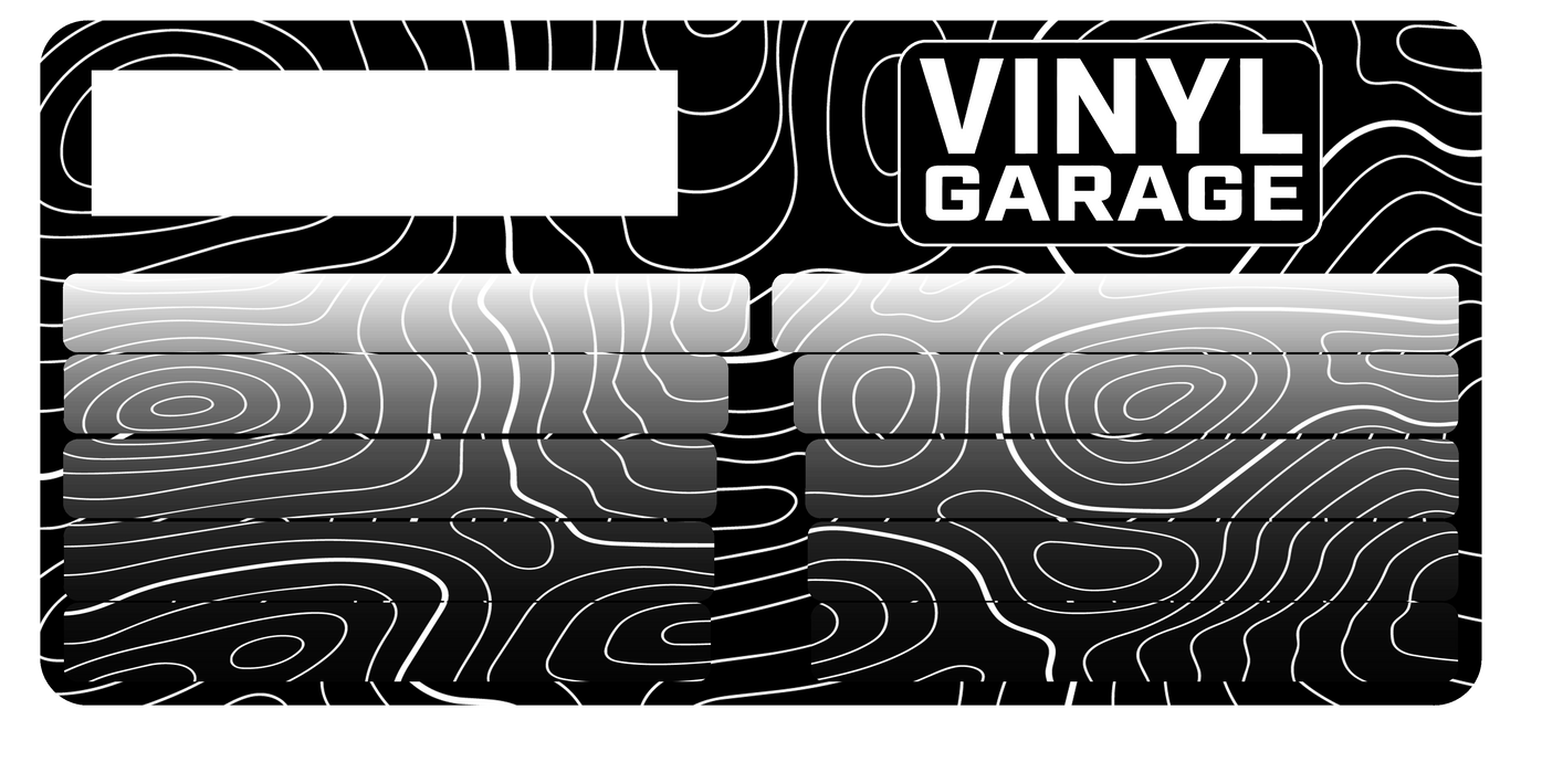 Vinyl Garage Fang Stripe Decal For Tundra (2022-Current)