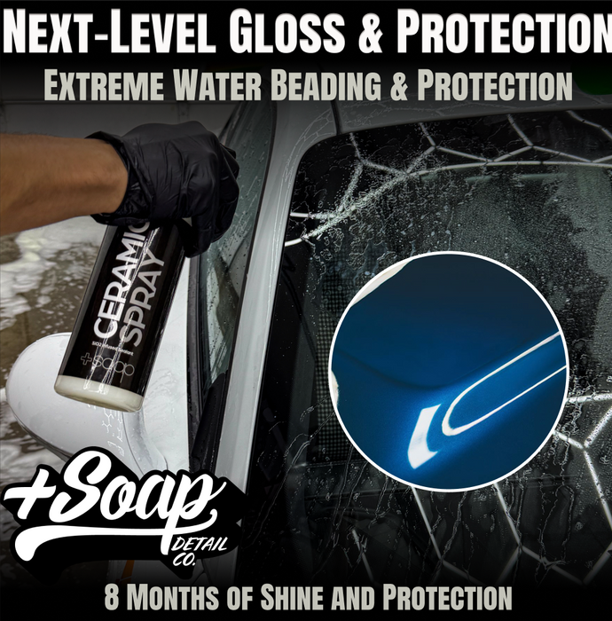 Plus Soap Ceramic Spray | (SiO₂ Hybrid Sealant)