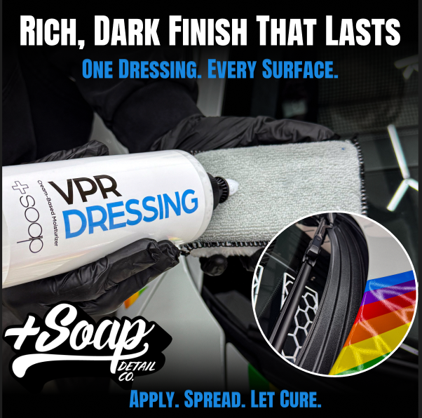 Plus Soap VPR Dressing | Vinyl, Plastic & Rubber Protectant