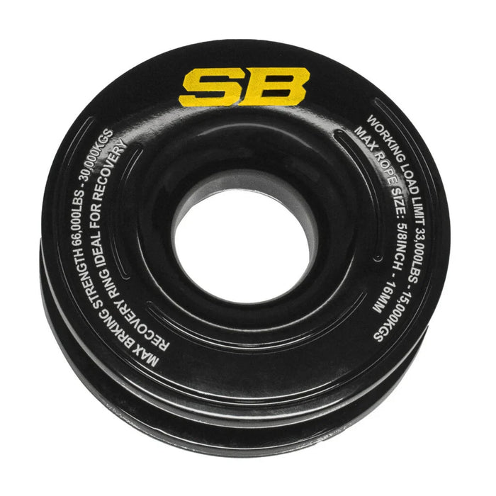 Smittybilt Soft Shackle W/ Recovery Ring - 33K Rating