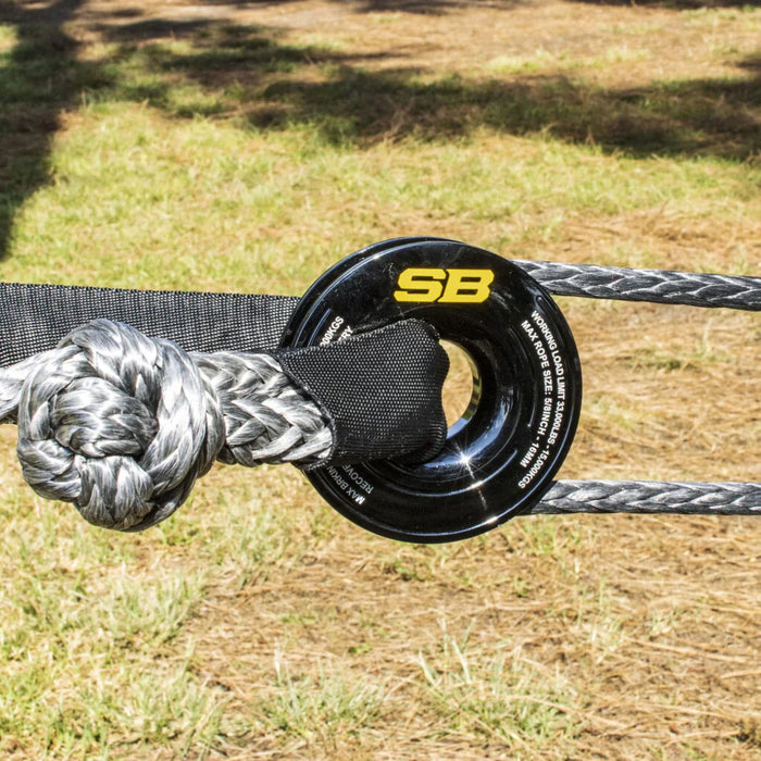 Smittybilt Soft Shackle W/ Recovery Ring - 33K Rating