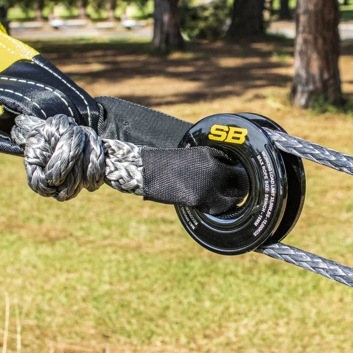 Smittybilt Soft Shackle W/ Recovery Ring - 33K Rating