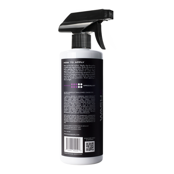 WASH&WHIPS Sonoma Ceramic Finishing Coating Spray - 9H