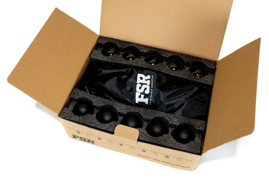 Freespirit Recreation Camping String Lights W/Speakers