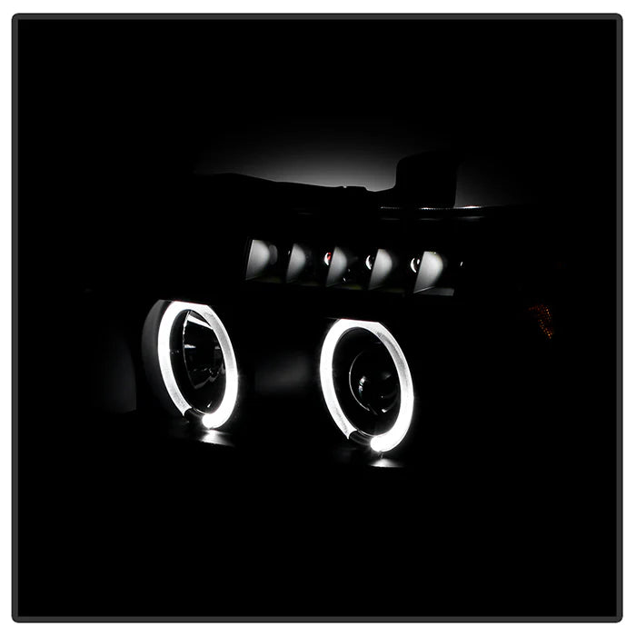 Spyder All Black Projector Headlights W/LED Halo for Tundra (2007–2013)