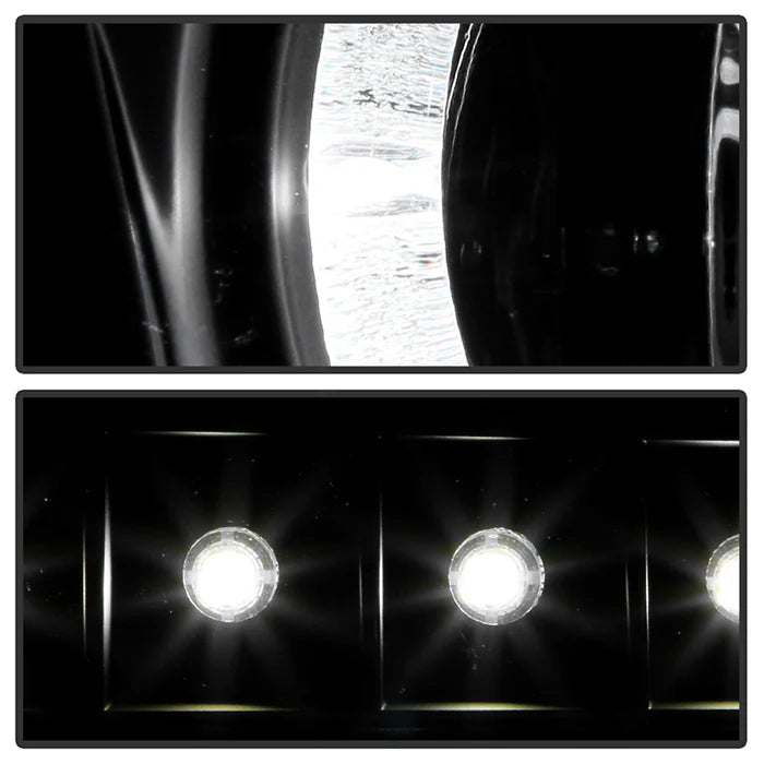 Spyder All Black Projector Headlights W/LED Halo for Tundra (2007–2013)