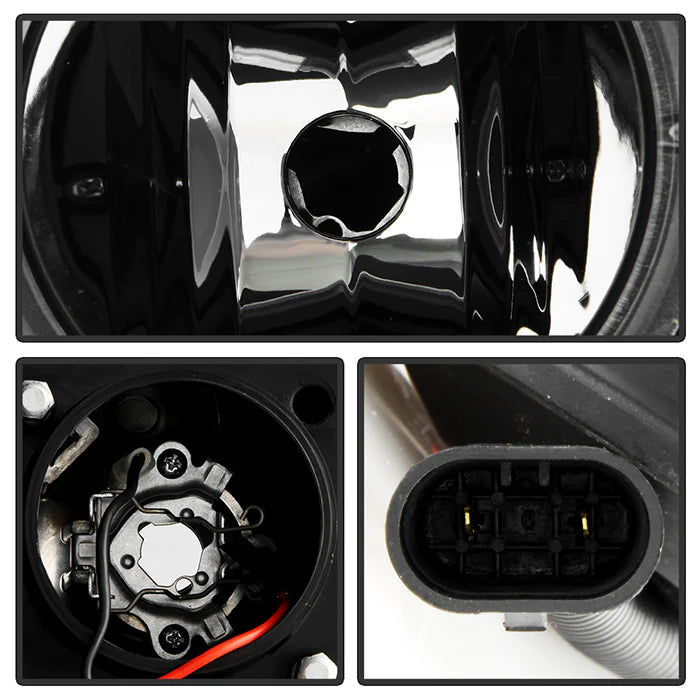 Spyder All Black Projector Headlights W/LED Halo for Tundra (2007–2013)