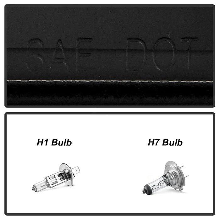 Spyder All Black Projector Headlights W/LED Halo for Tundra (2007–2013)