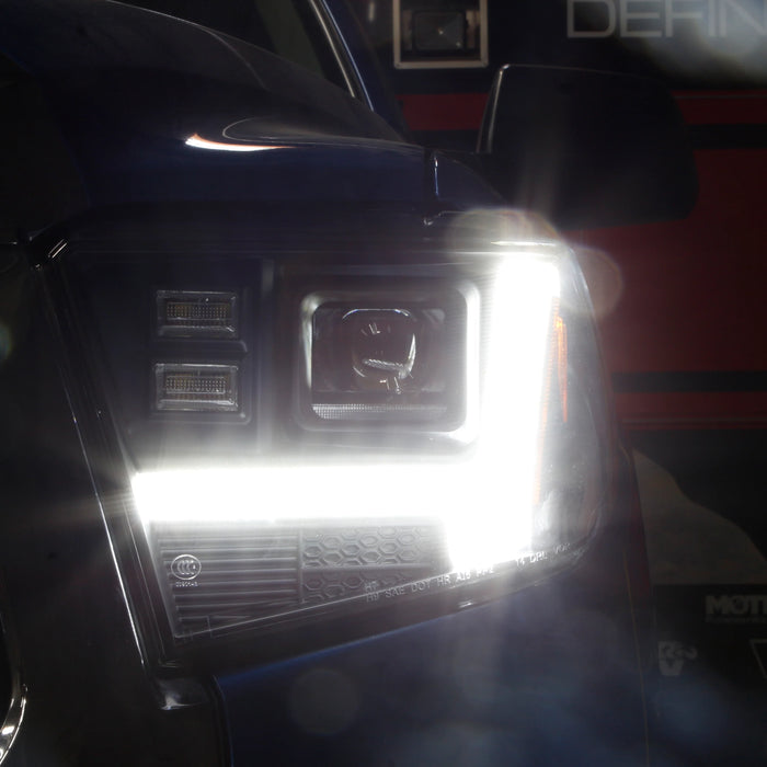 Spyder Apex Black LED Headlights for Tundra SR/SR5 Only (2014–2021)
