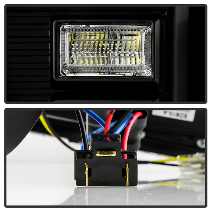 Spyder Apex Black LED Headlights for Tundra SR/SR5 Only (2014–2021)