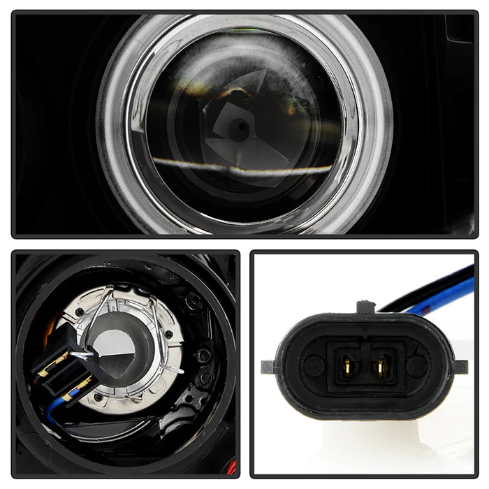Spyder Black Projector Headlights W/CCFL Halo for Tundra (2007–2013)