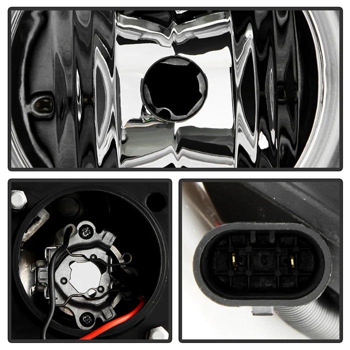 Spyder Black Projector Headlights W/CCFL Halo for Tundra (2007–2013)