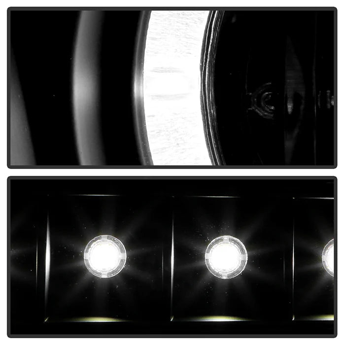 Spyder Black Projector Headlights W/LED Halo for Tundra (2007–2013)