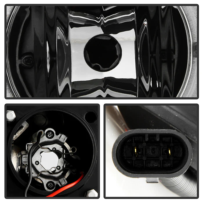 Spyder Black Projector Headlights W/LED Halo for Tundra (2007–2013)