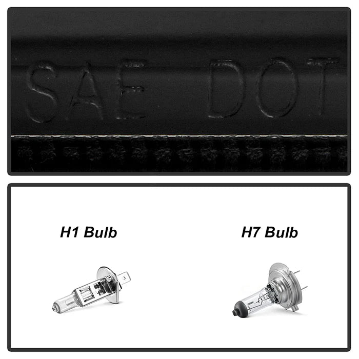 Spyder Black Projector Headlights W/LED Halo for Tundra (2007–2013)