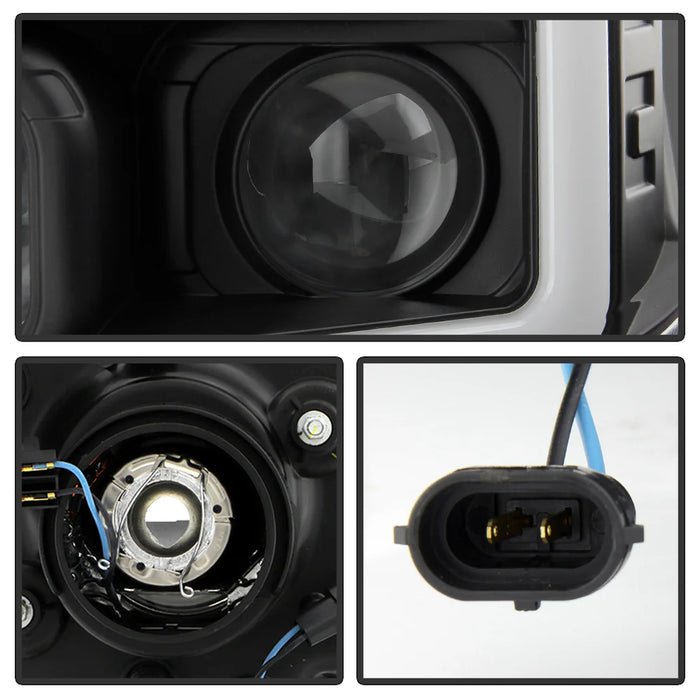 Spyder Black Projector Headlights W/Sequential Turn Signal for Tundra (2010–2013)