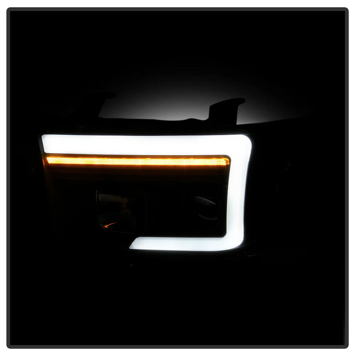 Spyder Black Projector Headlights W/Sequential Turn Signal for Tundra (2010–2013)