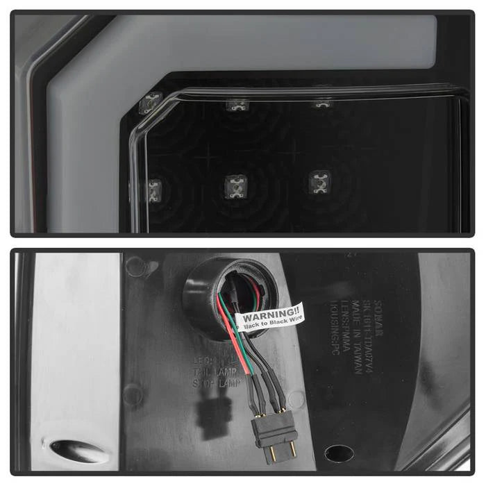 Spyder Black Smoke V2 Light Bar W/LED Tail Lights for Tundra (2007-2013)