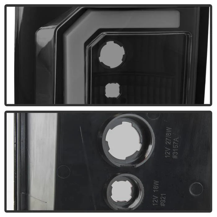 Spyder Black Smoke V2 Light Bar W/LED Tail Lights for Tundra (2007-2013)