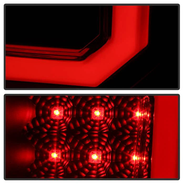 Spyder Black Smoke V2 Light Bar W/LED Tail Lights for Tundra (2007-2013)