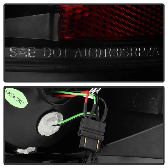 Spyder Black Smoke W/LED Tail Lights for Tundra (2007-2013)