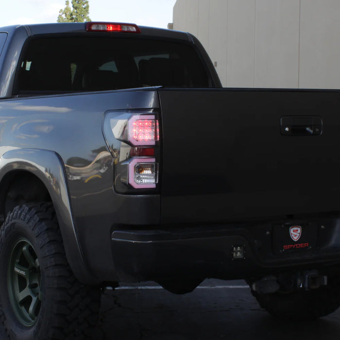 Spyder Black V2 Light Bar W/LED Tail Lights for Tundra (2007-2013)