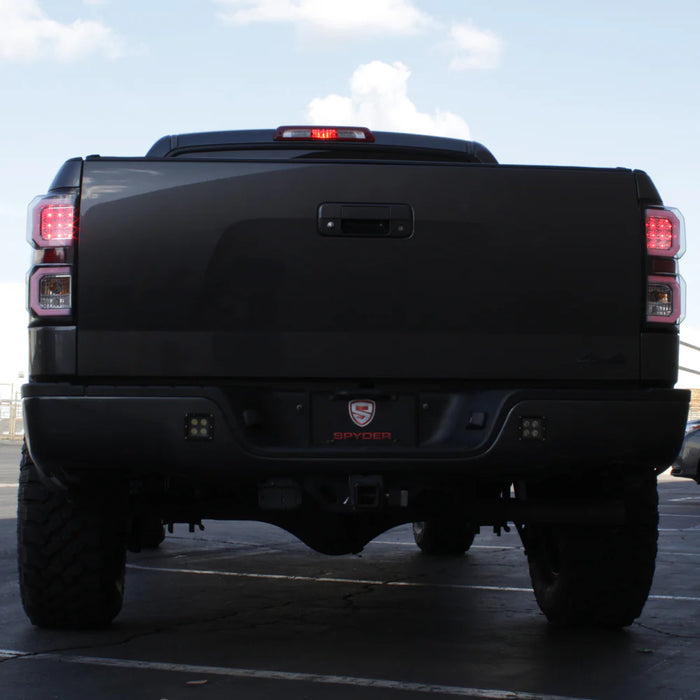 Spyder Black V2 Light Bar W/LED Tail Lights for Tundra (2007-2013)