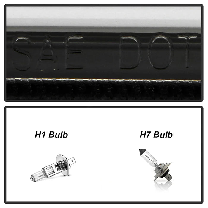 Spyder Black V2 Projector Headlights W/Light Bar DRL for Tundra (2007–2013)