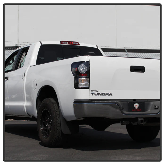 Spyder Black W/LED Tail Lights for Tundra (2007-2013)