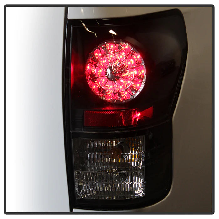 Spyder Black W/LED Tail Lights for Tundra (2007-2013)