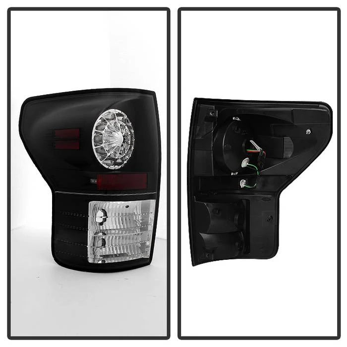 Spyder Black W/LED Tail Lights for Tundra (2007-2013)