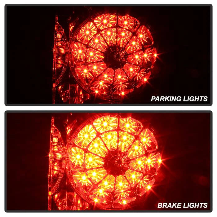 Spyder Chrome W/LED Tail Lights for Tundra (2007-2013)