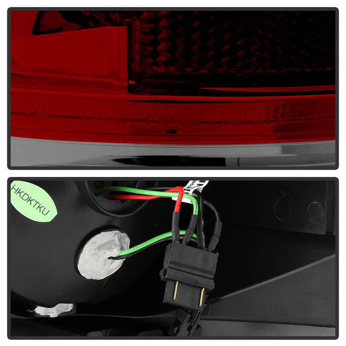 Spyder Red Clear W/LED Tail Lights for Tundra (2007-2013)