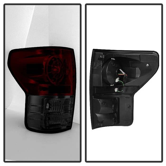 Spyder Red Smoke W/LED Tail Lights for Tundra (2007-2013)