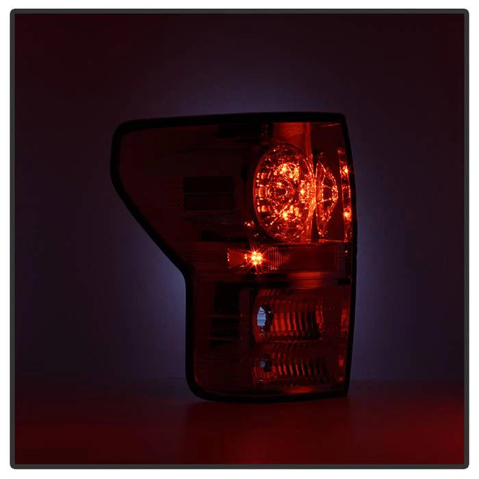Spyder Red Smoke W/LED Tail Lights for Tundra (2007-2013)