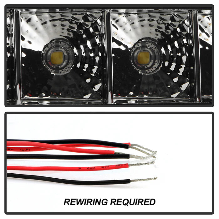 Spyder Smoke Projector Headlights W/LED Halo for Tundra (2007–2013)