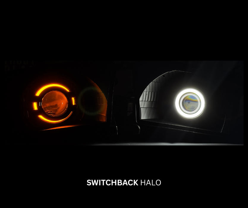 SRQ Fab LED Retrofit Headlights - Switchback Halos For Tundra (2005-2006)