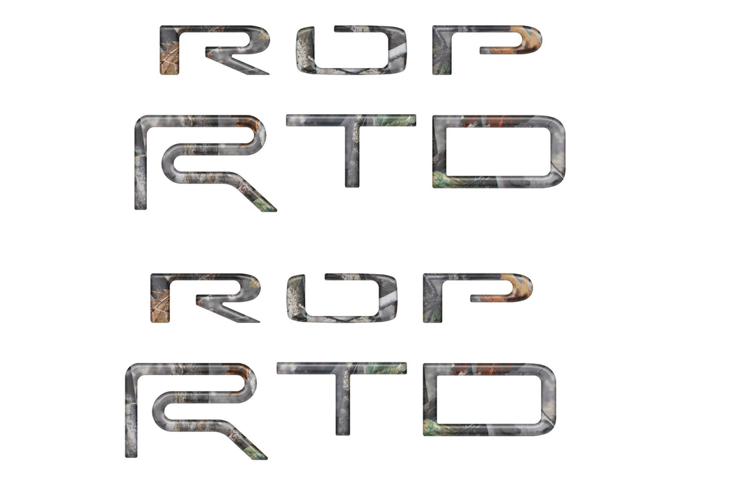 Tufskinz Bed Side Letter Inserts For Tundra (2015-2021)