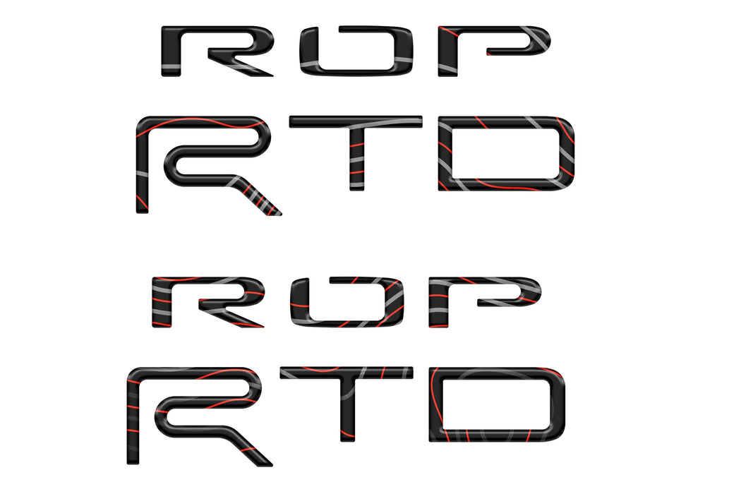 Tufskinz Bed Side Letter Inserts For Tundra (2015-2021)